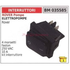 KIT Interruttore ROVER POMPE motore elettropompa rover 4 morsetti faston 035585 | NewgardenParts.com