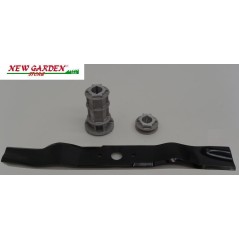 Kit cuchillas + buje portacuchillas para GRIN cortacésped de empuje mod. HM46A - PM46 PRO