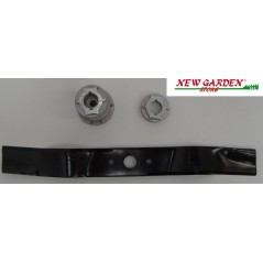 Kit cuchillas + buje portacuchillas para GRIN cortacésped de empuje mod. HM46A - PM46 PRO | NewgardenParts.com