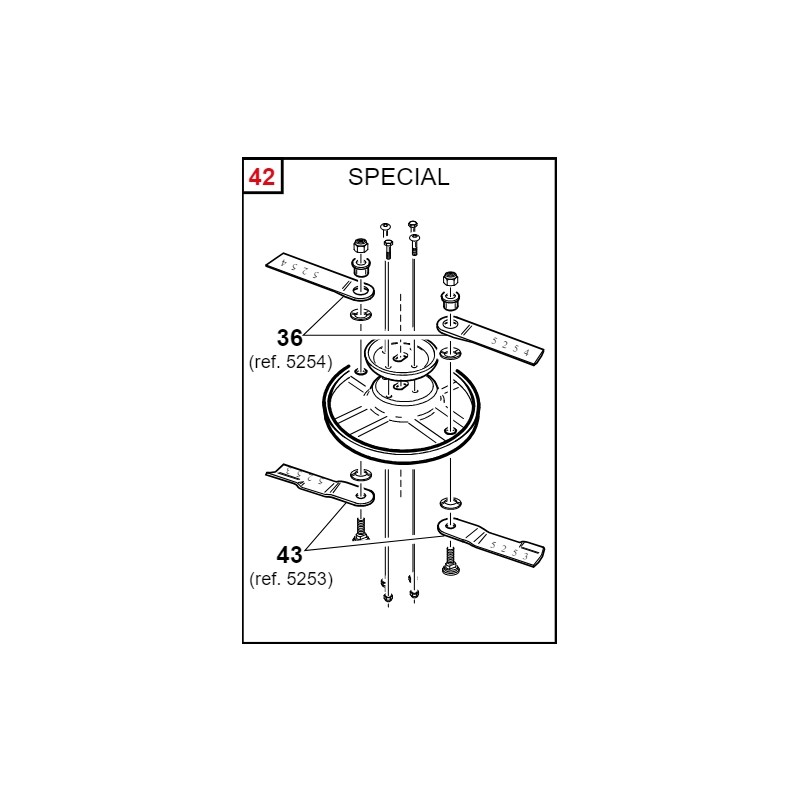 Kit lama corta disco sinistro ORIGINALE GIANNI FERRARI piatto PG 126 95139102000