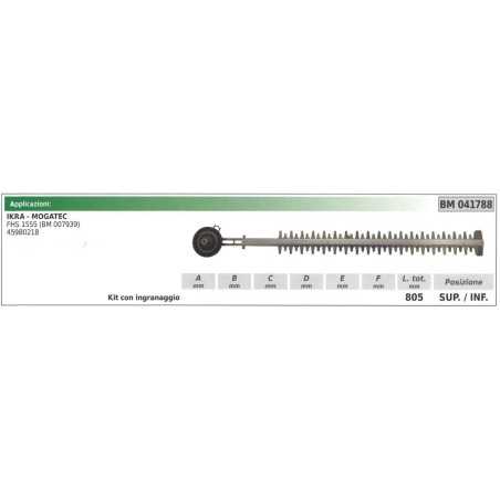 IKRA upper / lower blade kit IKRA hedge trimmer FHS 1555 041788 | NewgardenParts.com