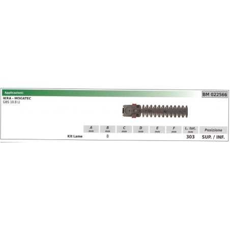 IKRA upper / lower blade kit GBS 10.8 LI 022566 | NewgardenParts.com