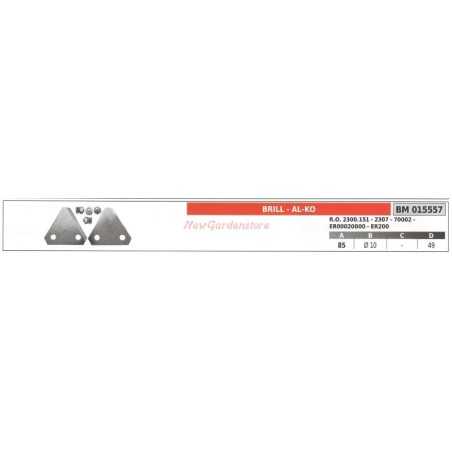 Blade kit for lawn tractor lawn mower BRILL 015557 | NewgardenParts.com