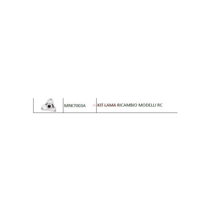 Kit lame de remplacement pour tondeuse robot modèles RC ROBOMOW MRK7003A