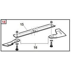 Kit lame ORIGINALE GIANNI FERRARI macchina professionale GTM 155 | NewgardenParts.com