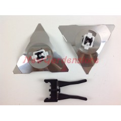 Robotic grass trimmer blade kit ROBOMOW models RS MS MRK6101A-ET | NewgardenParts.com