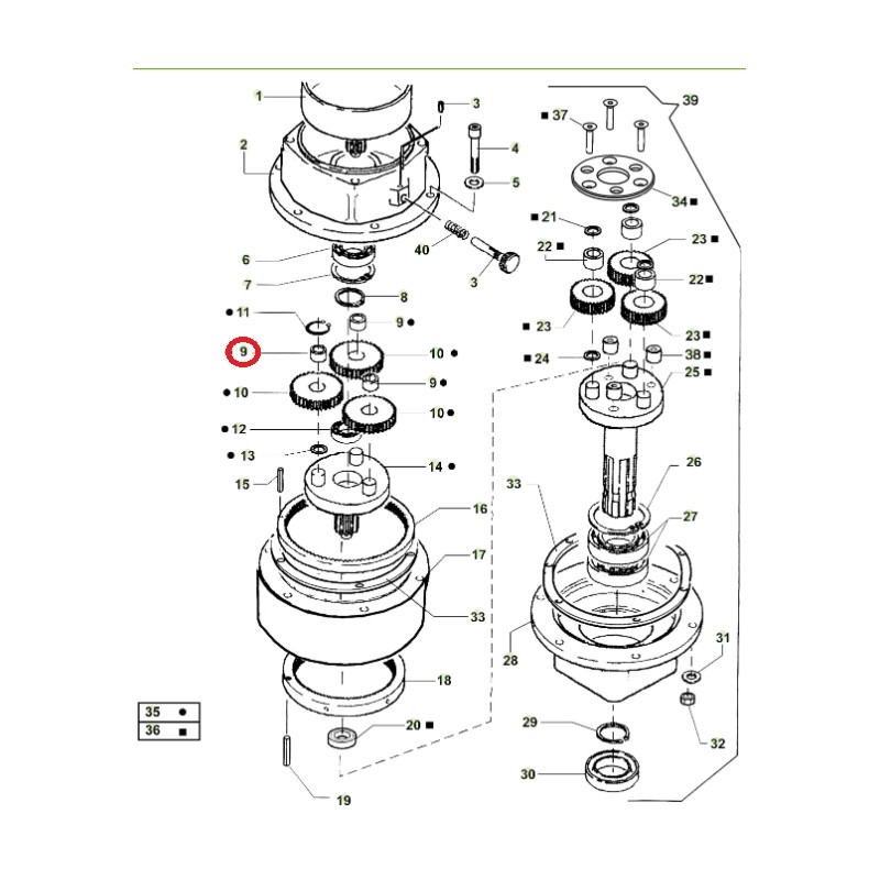 ORIGINAL ACTIVE Pinne Modelle t143 - t152 020806 Nadelgehäuse HK0808B