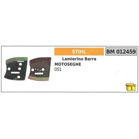 Kit de plaque d'appui du guide-chaîne STIHL pour tronçonneuses 051 012459 | NewgardenParts.com
