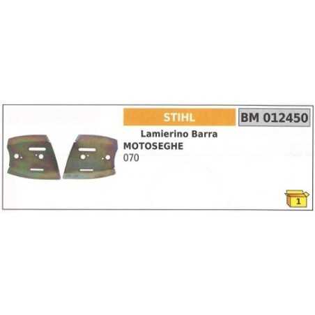 Kit de plaque d'appui du guide-chaîne STIHL pour scie à chaîne 070 012450 | NewgardenParts.com