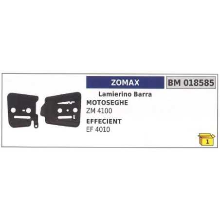 Kit de plaque latérale de guide-chaîne ZOMAX pour tronçonneuse ZM 4100 018585 | NewgardenParts.com