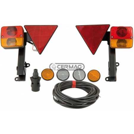 Kit d'éclairage arrière basculant à ressort pour machine agricole | NewgardenParts.com
