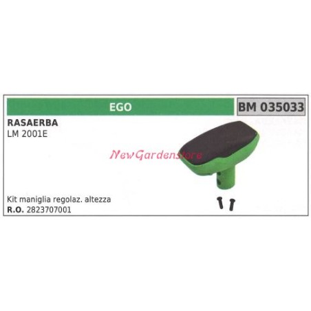 Kit maniglia regolazione altezza EGO tagliaerba tosaerba rasaerba LM2001E 035033 | NewgardenParts.com