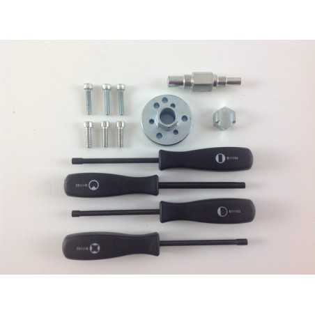 Chainsaw maintenance kit piston lock spanner clutch extractor screwdrivers | NewgardenParts.com