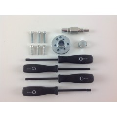 Chainsaw maintenance kit piston lock spanner clutch extractor screwdrivers | NewgardenParts.com