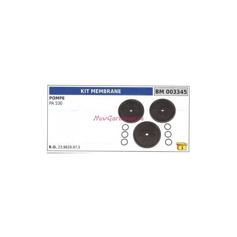 Kit de membrane UNIVERSEL pour pompe Bertolini PA 530 003345
