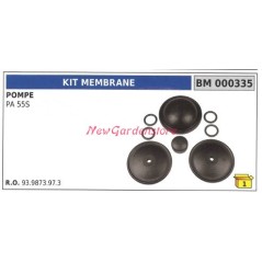 Kit membrana UNIVERSALE pompa Bertolini PA 55S 000335 93.9873.97.3 | NewgardenParts.com