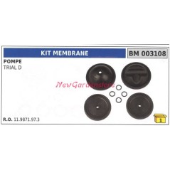 Kit membrana UNIVERSALE pompa Bertolini TRIAL D 003108 | NewgardenParts.com