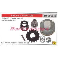 Kit MESSA IN MOTO avviamento elettrico con spina elastica BRIGGS&STRATTON 006548 | NewgardenParts.com