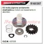 Kit molla pignone avviamento B&S tagliaerba rasaerba basamento alluminio R160387