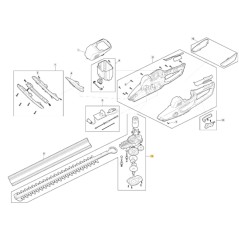 ORIGINAL STIGA hedge trimmer blade gear motor kit 118810936/0