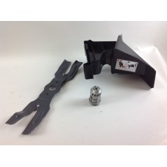 ORIGINAL OLEOMAC lawn mower mulching blade kit LUX 55 | NewgardenParts.com