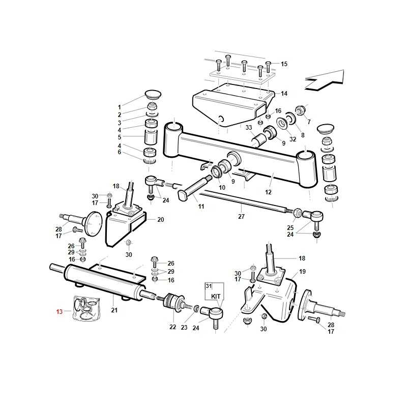 ORIGINAL GIANNI FERRARI BFB 95599610000 PG ORIGINAL kit de joints de vérin de direction