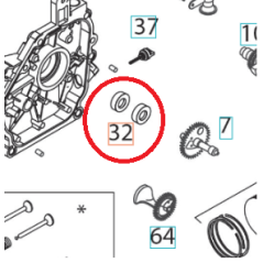 KIT PARAOLIO 532429283 ORIGINALE HUSQVARNA | NewgardenParts.com