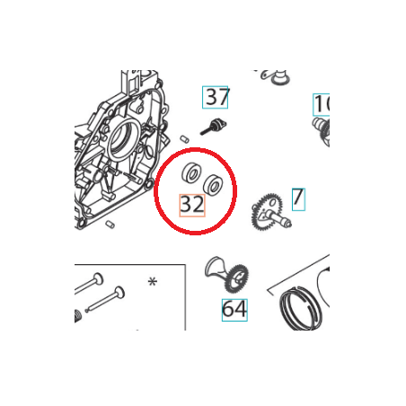 KIT JOINT D'HUILE 532429283 ORIGINAL HUSQVARNA | NewgardenParts.com