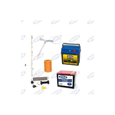 Kit per recinto elettrico AMA Ranch lunghezza fino a 2 km | NewgardenParts.com