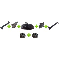 Kit piatto di taglio trattorino tagliaerba + Mozzo + lama alettata CASTELGARDEN ORIGINALE | NewgardenParts.com