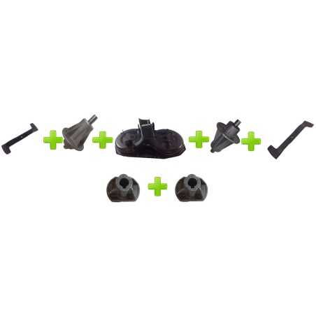 Kit plataforma de corte tractor de césped + Cubo + cuchilla mulching CASTELGARDEN | NewgardenParts.com