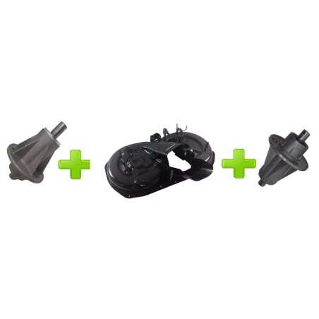 Kit cutting deck lawn tractor J92 + Hub + blade holder CASTELGARDEN | NewgardenParts.com