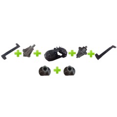 Kit piatto taglio trattorino tagliaerba 92 + Mozzo + Lama alettata CASTELGARDEN | NewgardenParts.com