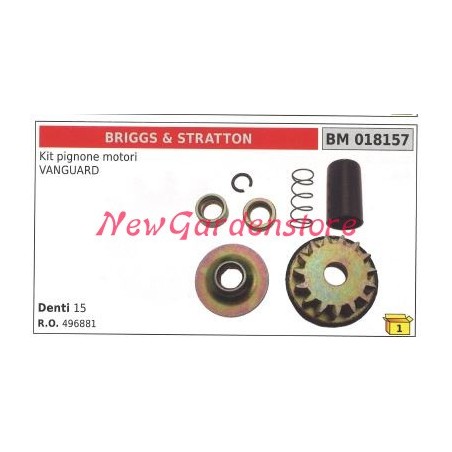 Kit pignone avviamento BRIGGS&STRATTON motore vanguard 018157 | NewgardenParts.com