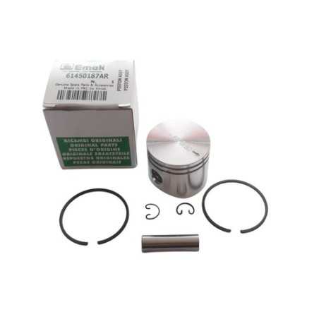 ORIGINAL OLEOMAC piston and piston ring kit with seeger pin segments for GSH 40 chainsaw | NewgardenParts.com