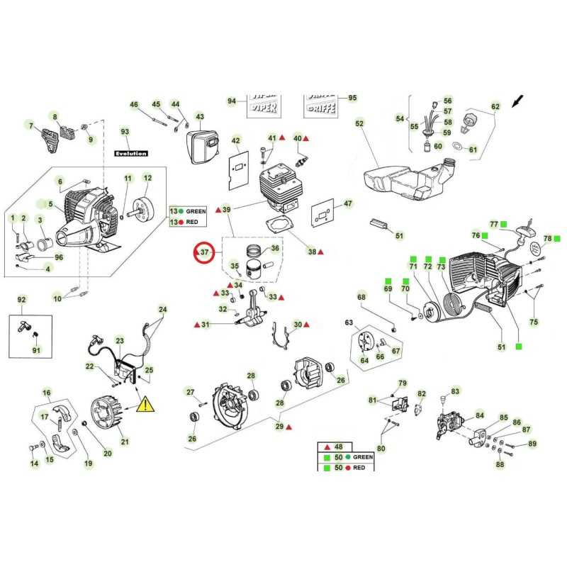 Kit pistone e segmenti ORIGINALE ACTIVE per VIPER 3.4 021522