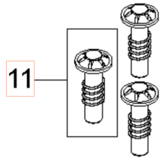 PISTONS KIT (3PCS) 592617679 ORIGINAL HUSQVARNA | NewgardenParts.com