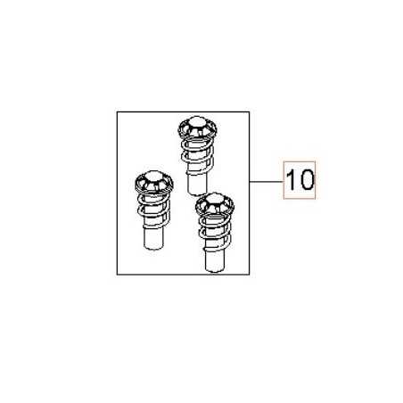 COMPLETE PISTONS KIT (3PCS) 592617678 HUSQVARNA ORIGINAL | NewgardenParts.com
