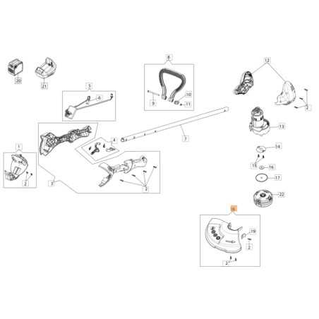 Brushcutter protection kit models BCi30 ORIGINAL EMAK 54040076 | NewgardenParts.com