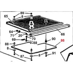 Kit protezione in abs rete contenitore ORIGINALE GIANNI FERRARI 01.50.00.4100 | NewgardenParts.com