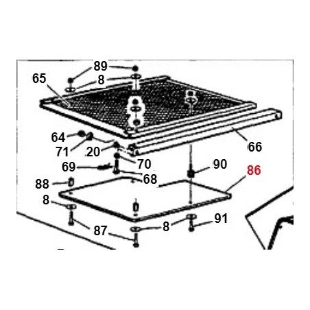 Kit protezione in abs rete contenitore ORIGINALE GIANNI FERRARI 01.50.00.4100 | NewgardenParts.com