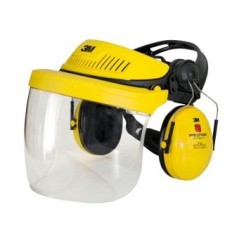 Hearing and face protection kit G500 front-ventilated headband adjustment