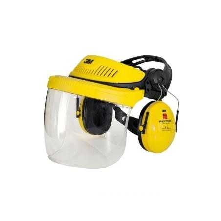 Hearing and face protection kit G500 front-ventilated headband adjustment