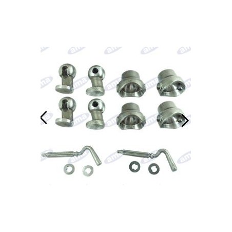 Kit ribaltamento rimorchio posteriore e trilaterale sfere diametro 75mm AMA | NewgardenParts.com