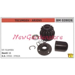 Kit ricambio pignone motore avviamento TECUMSEH denti 16 028026 | NewgardenParts.com