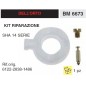 Kit riparazione spillo galleggiante carburatore motore rasaerba DELL'ORTO 6122