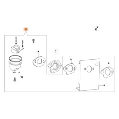 Lawn Mower Repair Kit Models G44PK ORIGINAL EMAK L66150211 | NewgardenParts.com