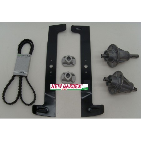 Kit riparazione trattorino rasaerba TC 102 mozzi lama cinghia CASTELGARDEN GGP | NewgardenParts.com