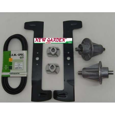 Twincut 92 kit de reparación para tractor de césped GGP 17-450 cubos de cuchillas de correa | NewgardenParts.com