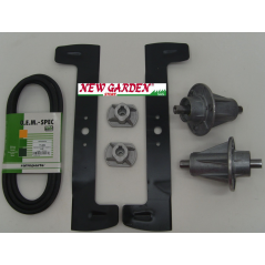 Kit riparazione trattorino rasaerba Twincut 92 mozzi lama cinghia GGP 17-450 | NewgardenParts.com